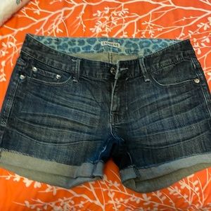 Express jean shorts